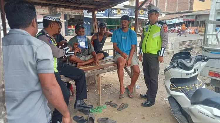 Bangun Budaya Tertib Berkendara, Satlantas Polres Bima Turun ke Jalan