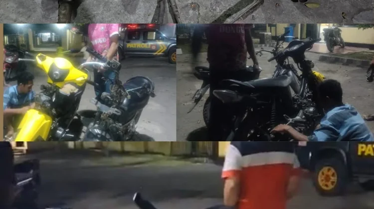 Respon Keluhan Warga, Polsek Bolo Tertibkan Knalpot Racing di Jalan