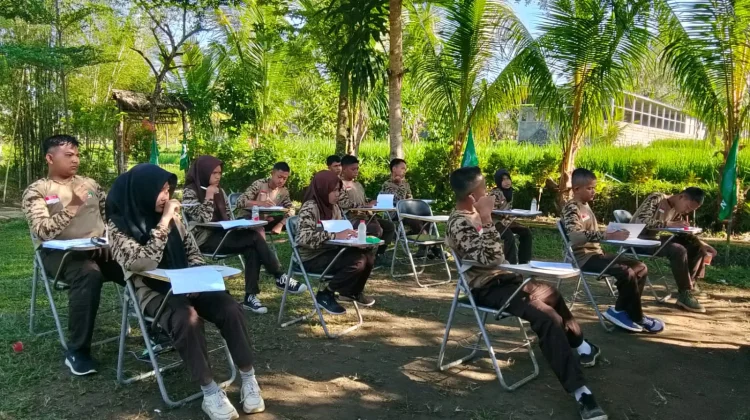 Santri Diberikan Pemahaman Nasionalisme lewat Wasbang dan PBB
