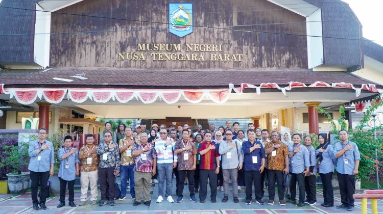 Belajar Geopark Rinjani dan Museum, Papua Barat Daya Kunjungi Museum NTB