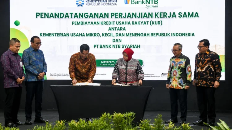 Kementerian UMKM dan Bank NTB Syariah Teken PKS, Siapkan Modal bagi Pelaku Usaha