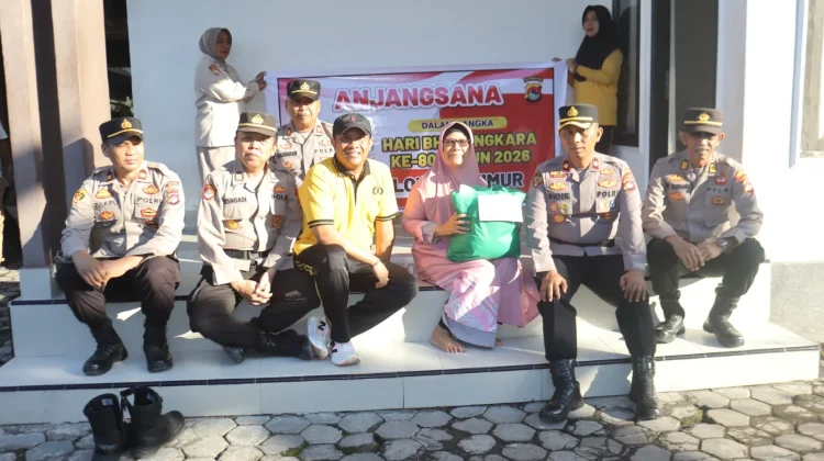 Polres Lombok Timur Anjangsana ke Purnawirawan Sambut Hari Bhayangkara Ke-80