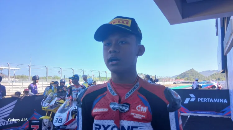 Pembalap NTB Gian Muhammad Gibran Raih Kemenangan Perdana di MRS 2026