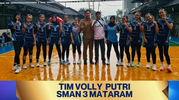 Tim Voli Putri SMAN 3 Mataram Juara 1 Kompetisi Tingkat Pelajar se-NTB