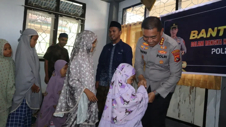 Jelang Hari Bhayangkara ke-80, Polresta Mataram Donasi ke Dua Panti Asuhan