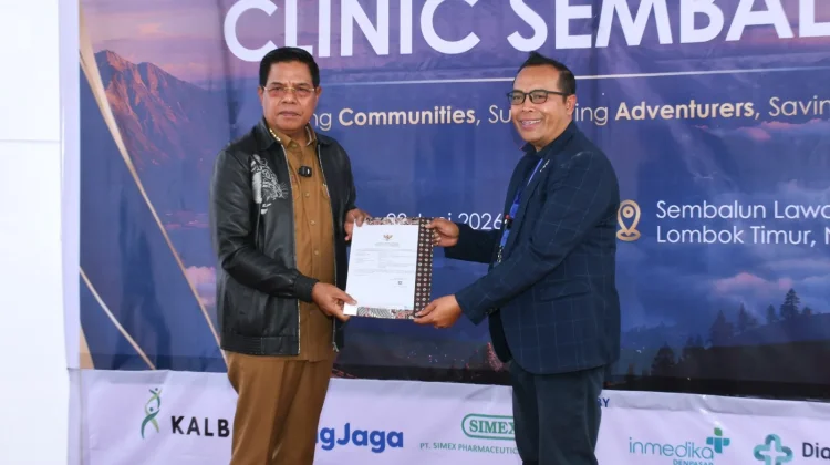 Bupati Lombok Timur Resmikan Klinik Bertaraf Internasional di Sembalun