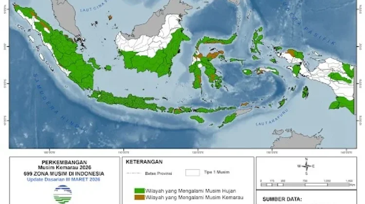 Ini yang Menyebabkan Indonesia Hanya Memiliki Dua Musim