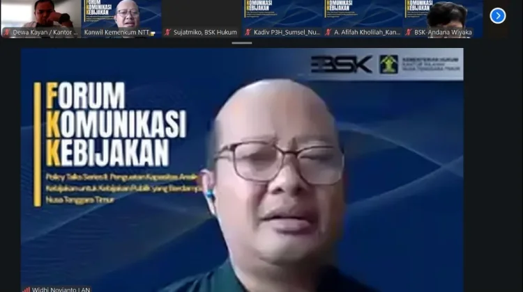 Kanwil Kemenkum NTB Ikuti Policy Talks FKK Wilayah 2026