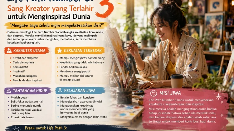 Life Path Number 3: Sang Kreator yang Terlahir untuk Menginspirasi Dunia