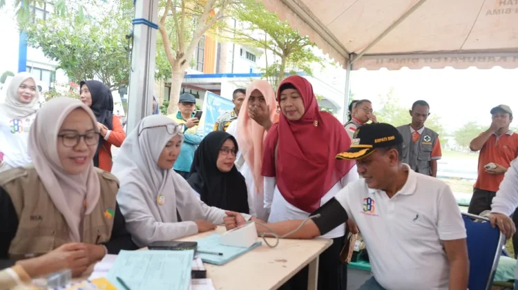 Momen HUT, Pemkab Bima Lakukan Kegiatan Donor Darah