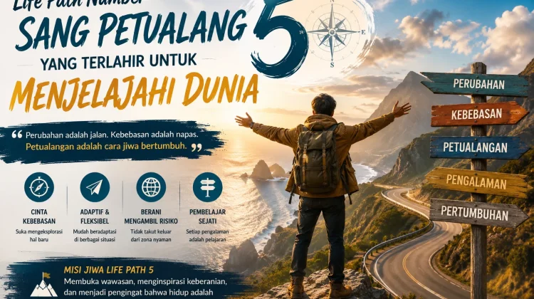 Life Path Number 5: Sang Petualang yang Terlahir untuk Menjelajahi Dunia