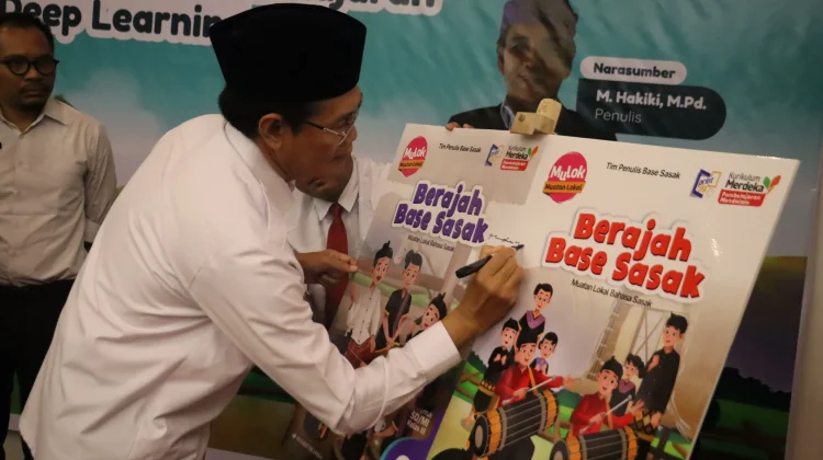 Balai Bahasa NTB Dukung Peluncuran Buku Muatan Lokal Bahasa Sasak di Lombok Tengah
