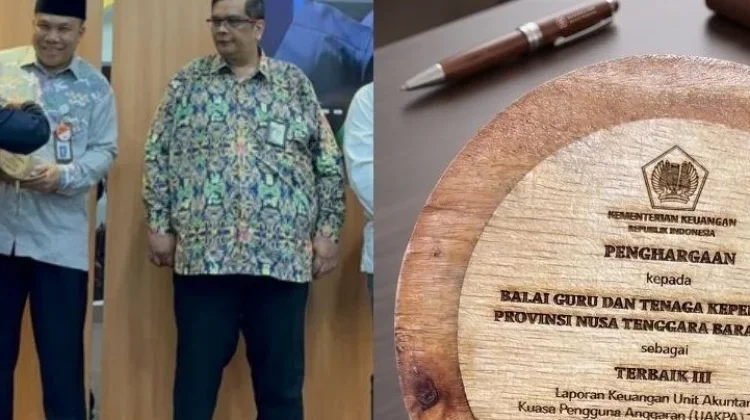 BGTK NTB Raih Penghargaan UAKPA 2025 untuk Kategori Satuan Kerja Pagu Besar
