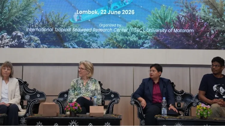 Riset Rumput Laut Global Bertemu di Unram, Perkuat Kolaborasi Internasional
