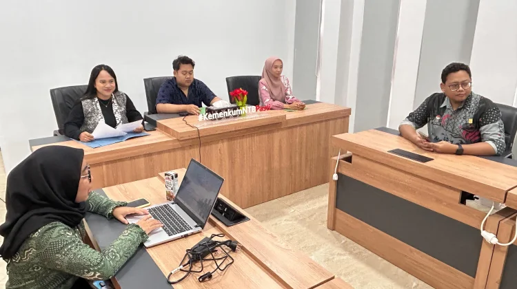 Perkuat Akurasi Penilaian IRH, Kanwil Kemenkum NTB Ikuti Rakor Validasi Sanggah