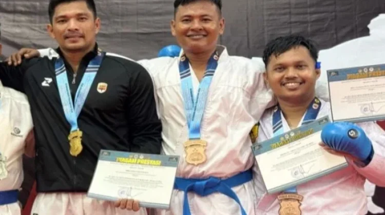 Karate Polda NTB Bawa Pulang Lima Medali dari Kapolri Cup 2026