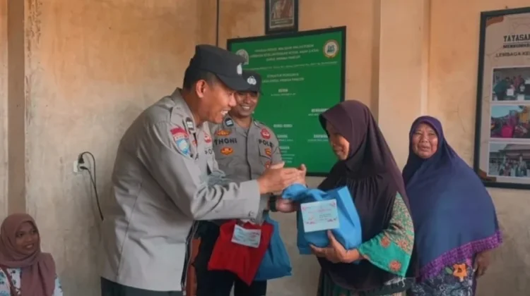 Polres Lombok Timur Salurkan Bansos HUT Bhayangkara ke Darul Hikmah