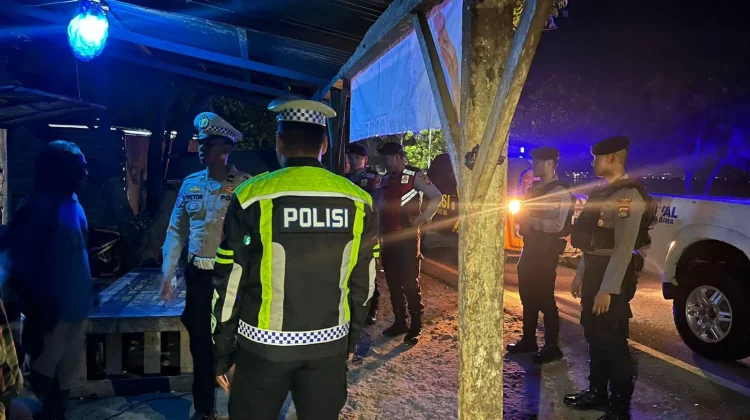 Patroli Malam Humanis, Polres Bima Perkuat Pengamanan Warganya