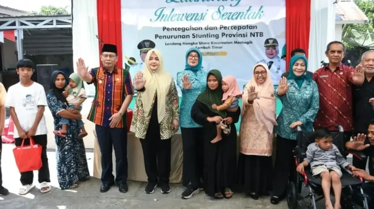 Wagub NTB Luncurkan Intervensi Serentak, Tekankan Peran Keluarga Cegah Stunting