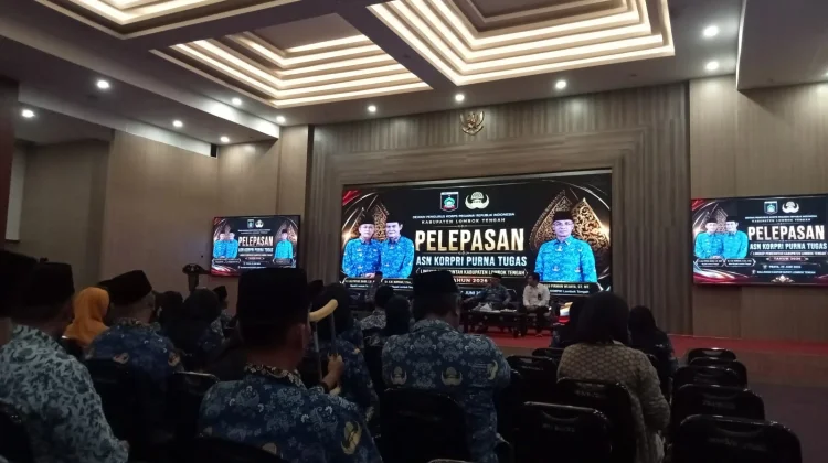 75 ASN Lombok Tengah Purna Tugas, Lima Jabatan Eselon II Segera Diisi Juli