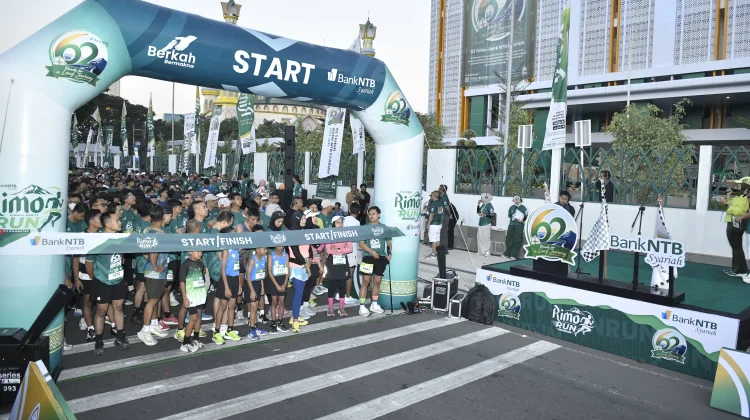 Bank NTB Syariah Perkenalkan M-Banking Rimo lewat Event Rimo Run