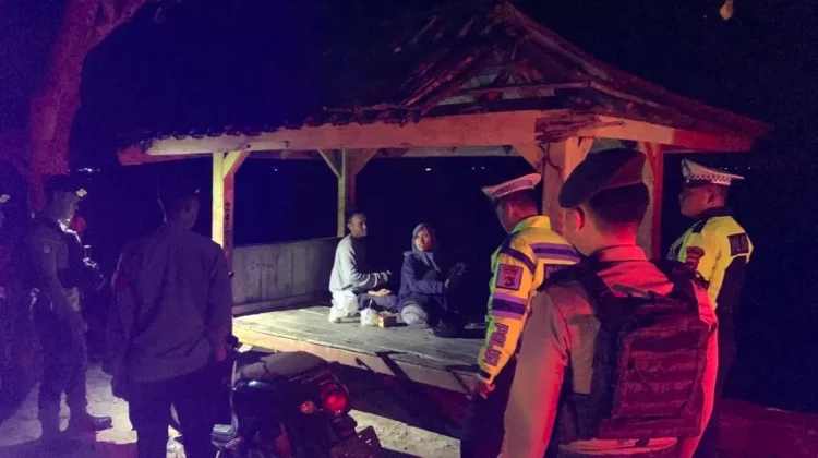 Patroli Malam Polres Bima Kabupaten Sisir Titik Rawan, Balap Liar Jadi Sasaran