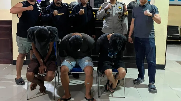 Bobol Toko Bangunan di Alas,Tiga Pria Dibekuk