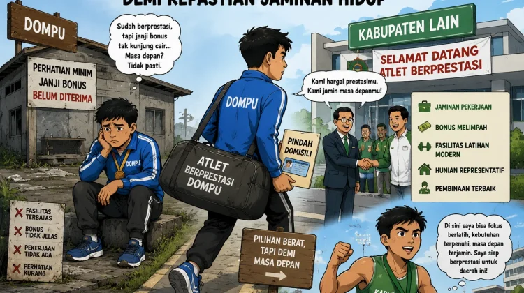 Banyak Atlet Berprestasi Dompu Hijrah Bela Daerah Lain, Jelang Porprov