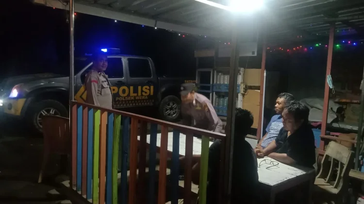 Polsek Wera Antisipasi Kejahatan Malam Hari