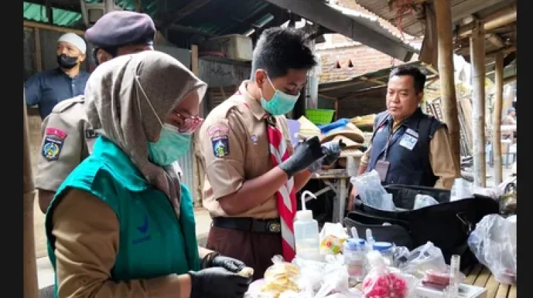 BBPOM Mataram Temukan Pangan Berboraks dan Kosmetik Ilegal di Pasar Sengkol