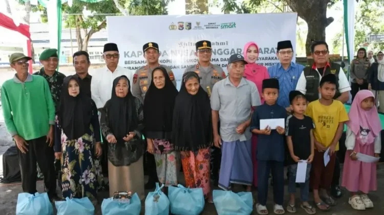 Silaturahmi di Lombok Timur, Kapolda NTB dan Bupati Serahkan Santunan Bagi Warga