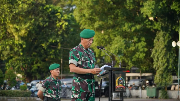 Apel Gelar Pasukan  Korem 162/WB Kesiapan Pam VVIP Kunjungan Presiden RI di NTB