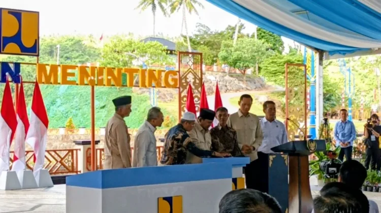 Presiden Prabowo Resmikan Lima Bendungan Senilai Rp9,79 Triliun