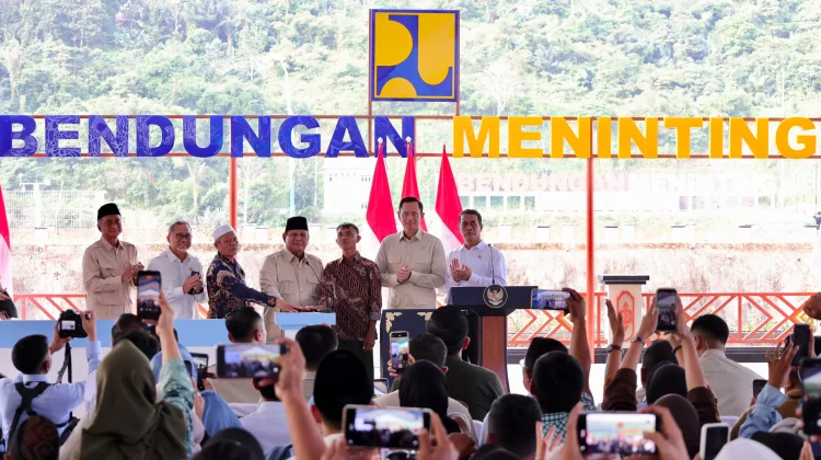AHY Tegaskan Bendungan Meninting Jadi Motor Harapan Petani dan Kemakmuran Rakyat
