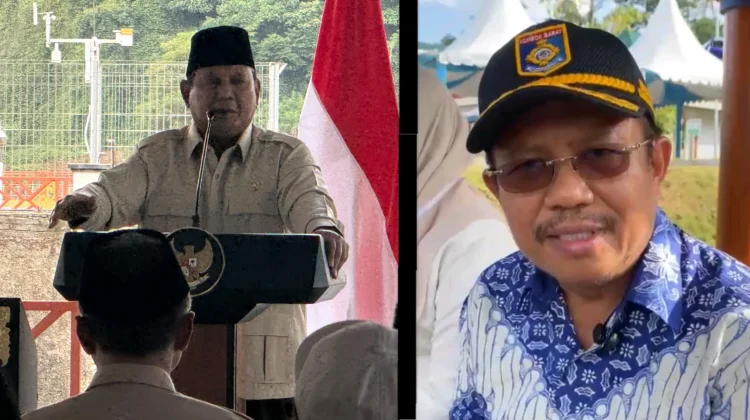 Prabowo Resmikan Bendungan Meninting, Bupati Lobar Sebut Sumber Kehidupan Baru