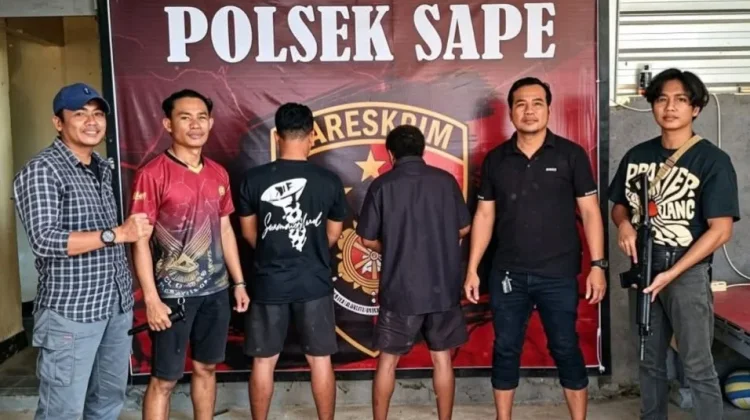 Aki Perahu Dicuri, Team Opsnal Polsek Sape Tangkap Pelaku