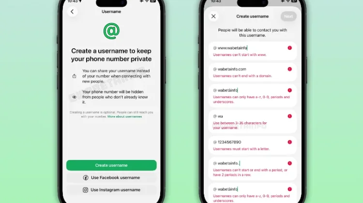 Username WhatsApp telah Hadir, Ini Fungsinya!