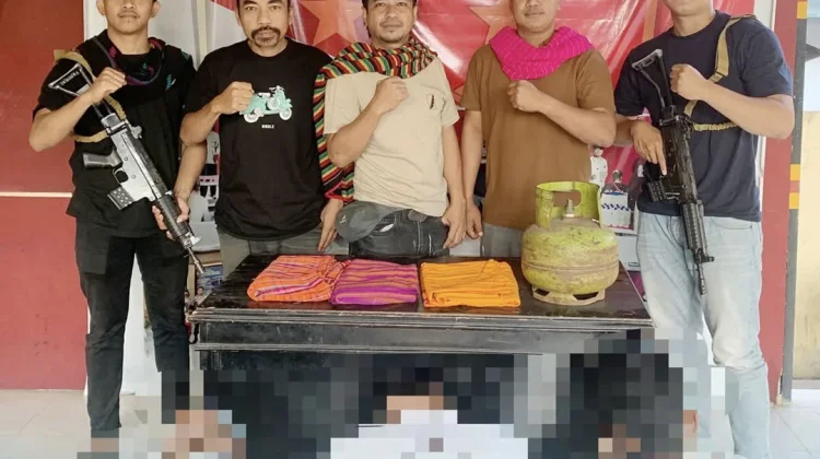 Polsek Rasana’e Barat Amankan Tiga Terduga Pelaku Pencurian Tabung Gas
