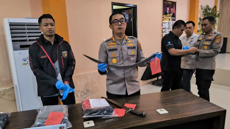 Polresta Mataram Tangkap Lima Pelaku Pembacokan di Jalan Udayana