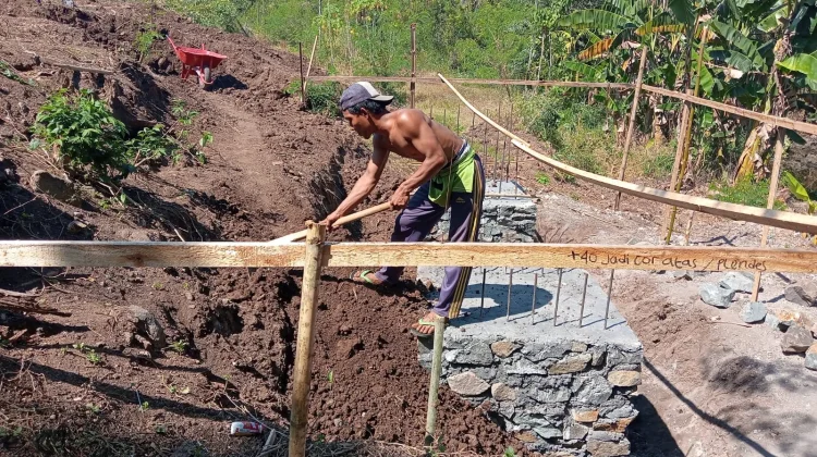Jembatan Penghubung Batunyala–Gerantung di Loteng Mulai Dibangun