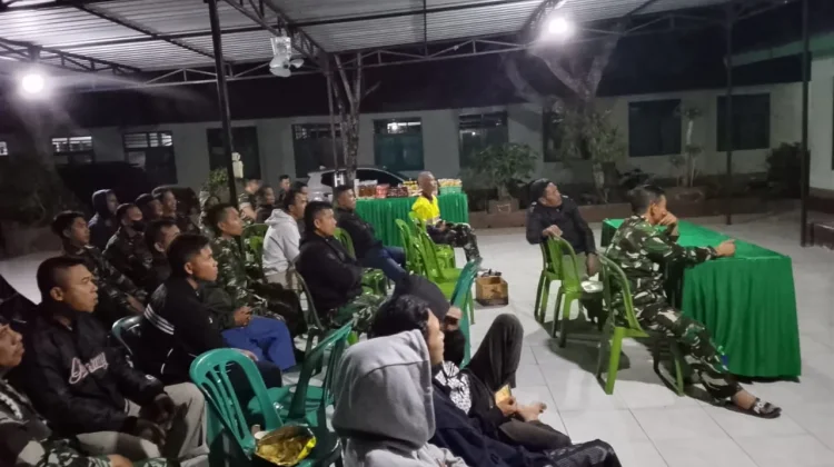 Koramil Se-Lombok Tengah Gelar Nobar Piala Dunia 2026 Bersama Masyarakat