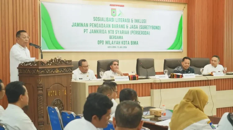 Pemkot Bima Sosialisasi Literasi dan Inklusi Jaminan Pengadaan Barang dan Jasa