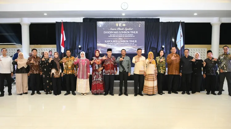 Pisah Sambut Dandim dan Kapolres, Pemda Lotim Perkuat  Kondusivitas Daerah