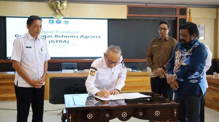 Pemprov NTB Percepat Reforma Agraria, Fokus Kepastian Hukum Tanah
