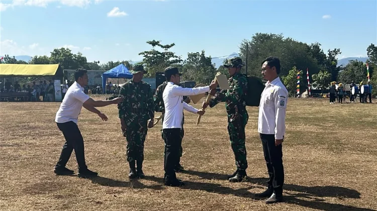 TMMD Ke-129 Bangun Infrastruktur dan Perkuat Gotong Royong di Dompu