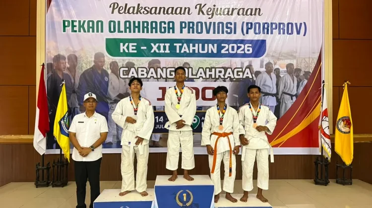 Anggota Polres Bima Kota, Sumbang Perak  Cabang Judo di PORPROV NTB 2026