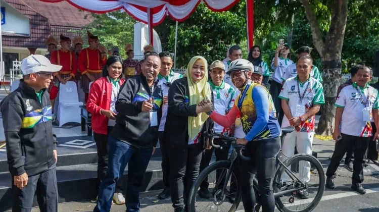 Kirab Api Obor Finish, Wagub Beri Apresiasi