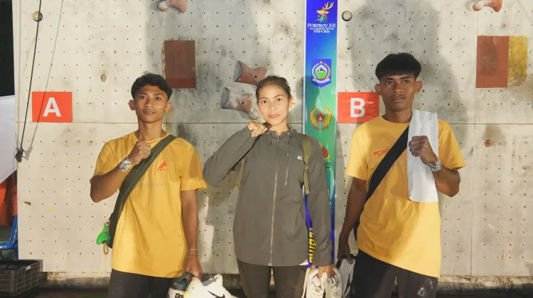Panjat Tebing Sumbang Tiga Medali di Porprov XII NTB untuk Kota Bima
