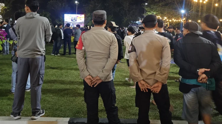 Polsek Mataram Amankan Nobar Final Piala Dunia 2026 di Tiga Titik Keramaian