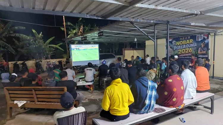 Polres Bima Kota Gelar Nobar Final Piala Dunia FIFA 2026
